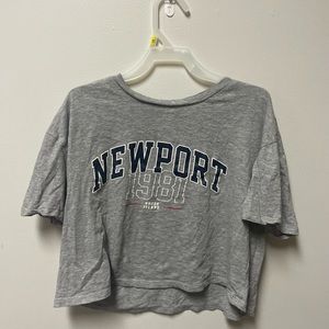 Newport Grey Crop Top H&M